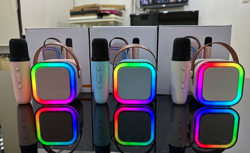 SPEAKER BLUETOOTH MINI RGB K12 + MIC di qeong.com