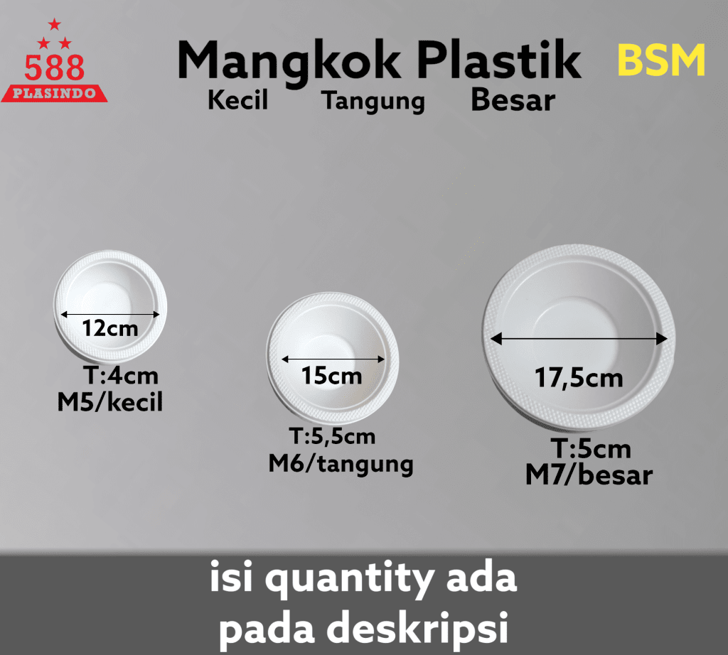 MANGKOK PLASTIK MEREK  BSM di qeong.com