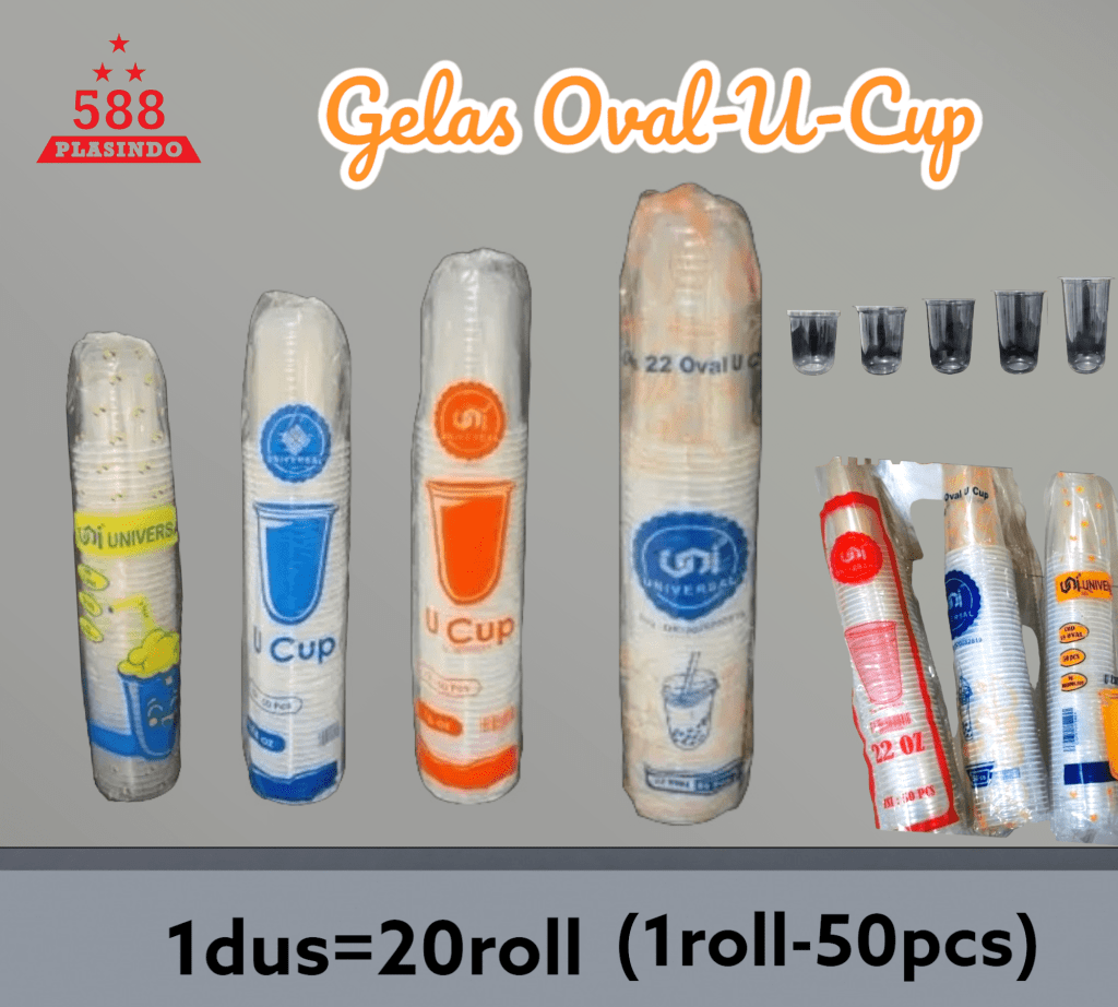 Gelas Oval( U-cup) di qeong.com