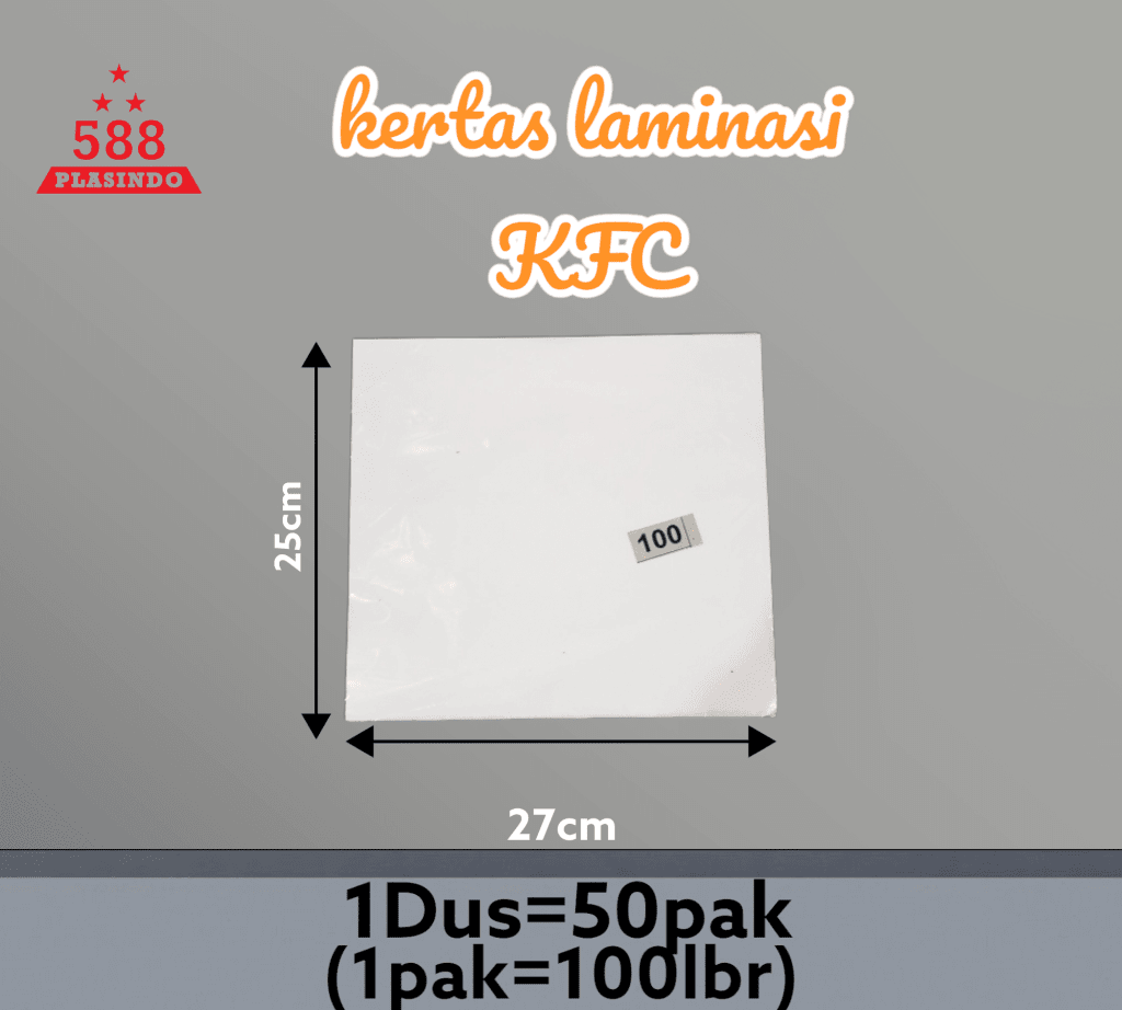 kertas laminasi KFC di qeong.com