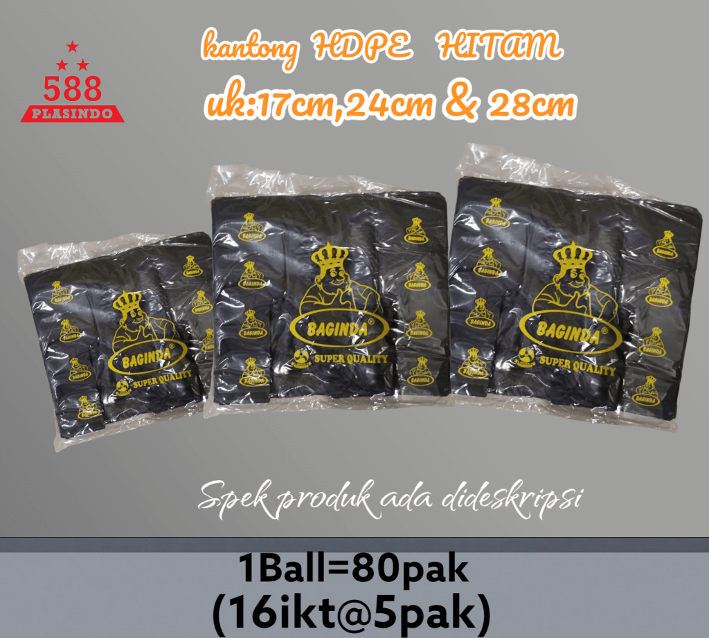 KANTONG HDPE MEREK "BAGiNDA' di qeong.com