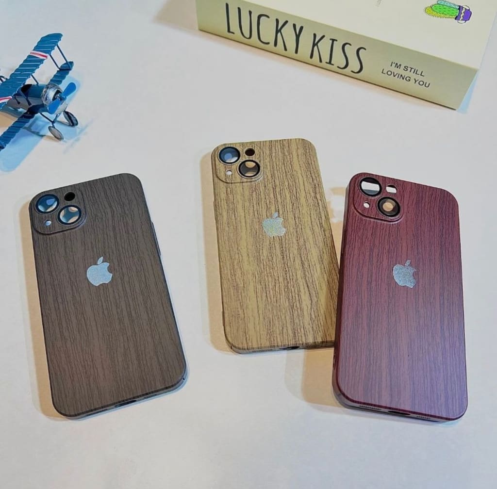 SOFTCASE WOOD OAK MOTIF KAYU LENS PROTECTOR di qeong.com