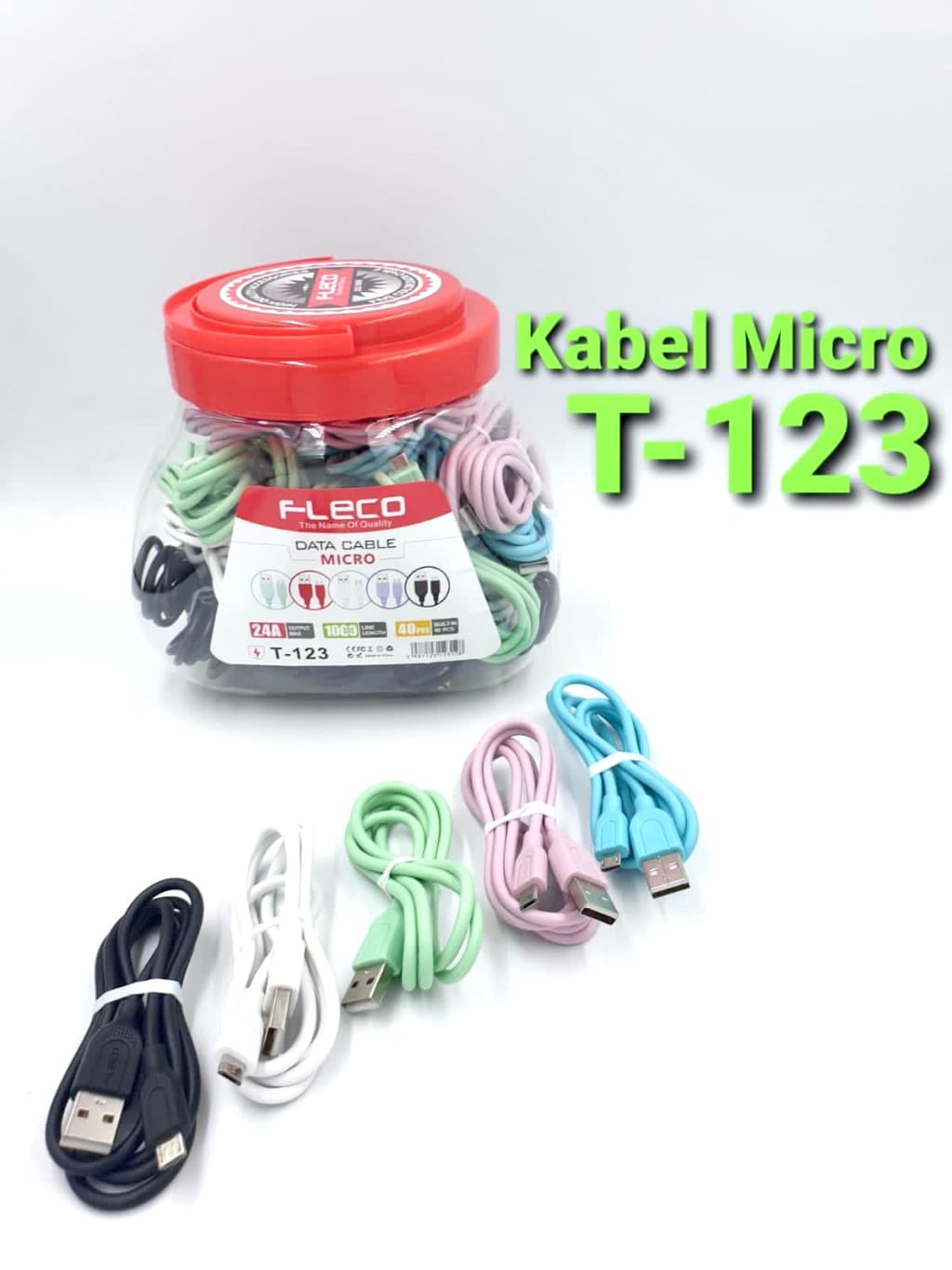 KABEL DATA FLECO MACARON FAST CHARGING di qeong.com