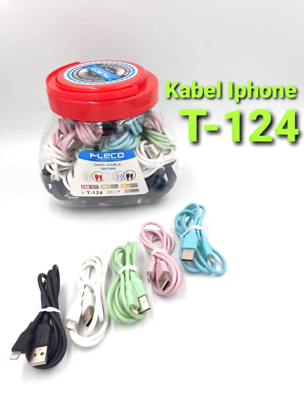 KABEL DATA FLECO MACARON FAST CHARGING di qeong.com