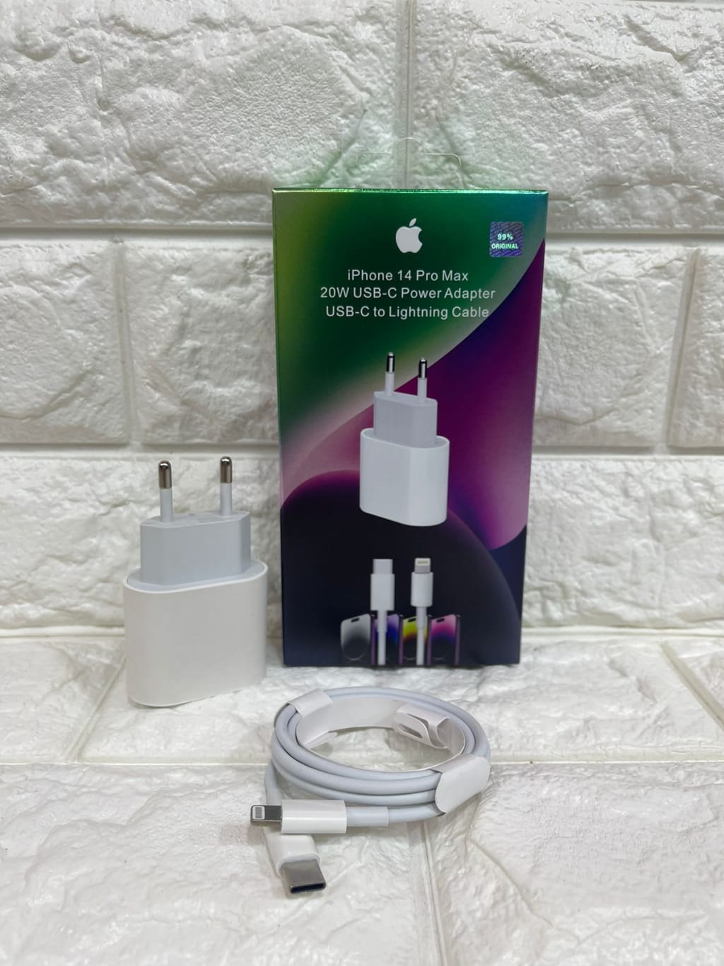 CHARGER IPHONE 14 PROMAX 20W ORI 99% di qeong.com