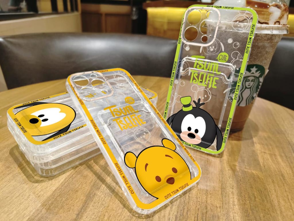 TPU CLEAR CASE SLOT CARD TSUM TSUM POCKET PROTECT CAMERA di qeong.com