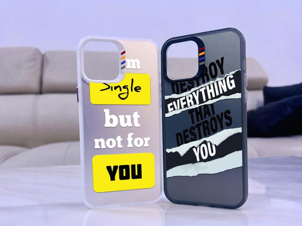 SOFTCASE IMD MONOCHROMIC TYPOGRAPHY STYLE di qeong.com