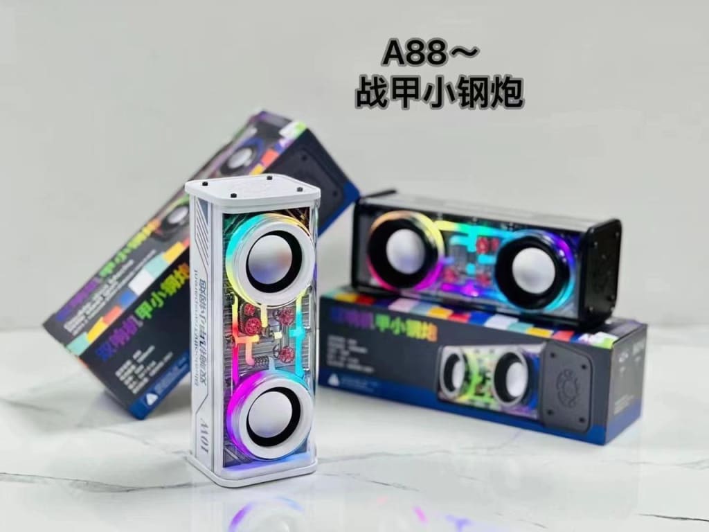 SPEAKER BLUETOOTH ARMOUR A88 MODEL TRANSPARAN di qeong.com