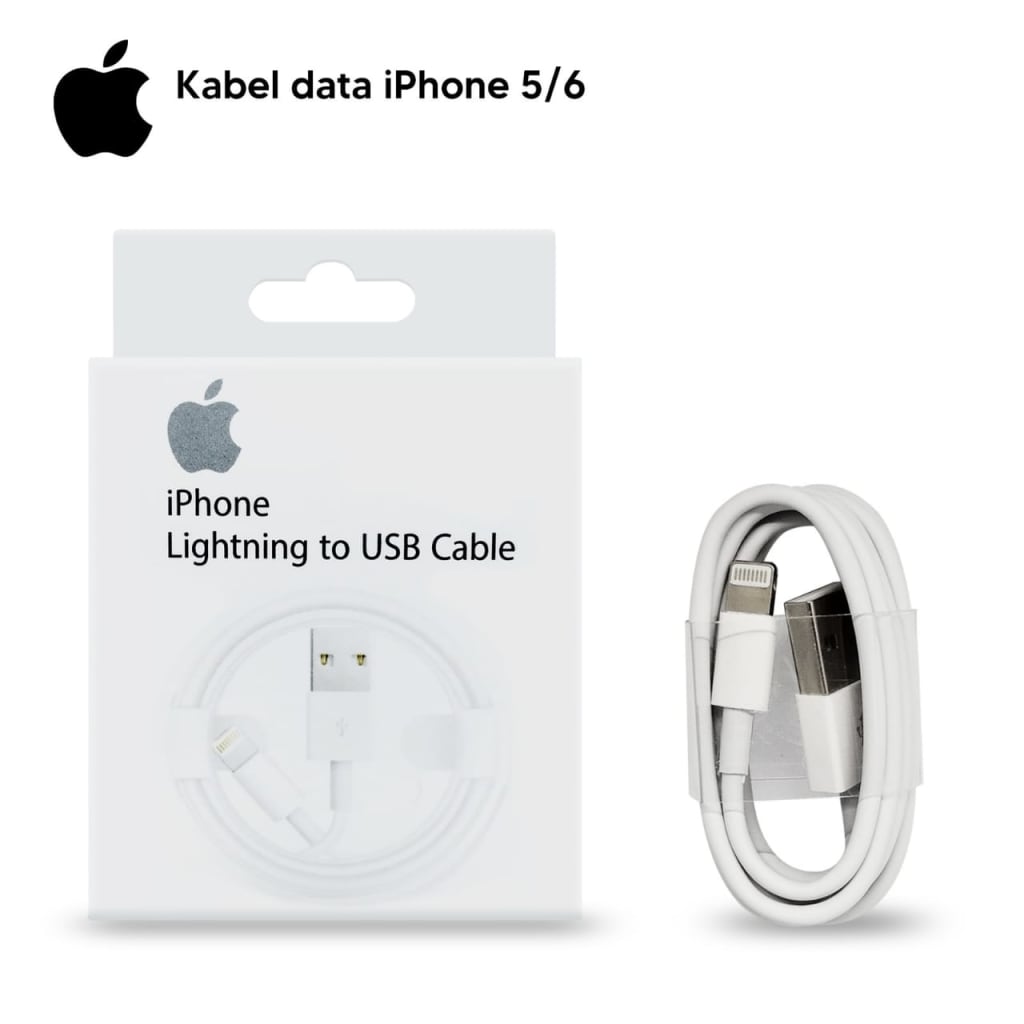 KABEL DATA IPHONE 5/6 ORIGINAL di qeong.com