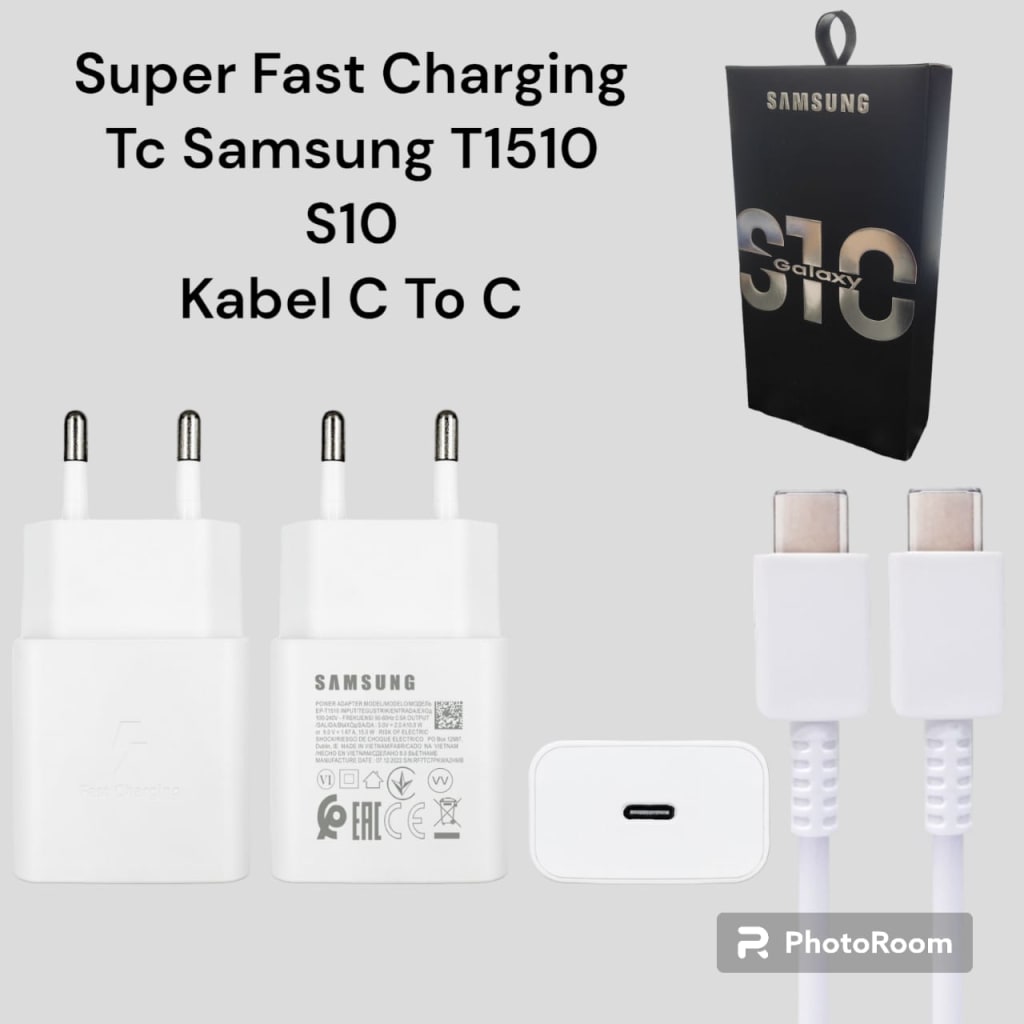 CHARGER SAMSUNG T1510 SAM 10 SUPER FAST CHARGING di qeong.com