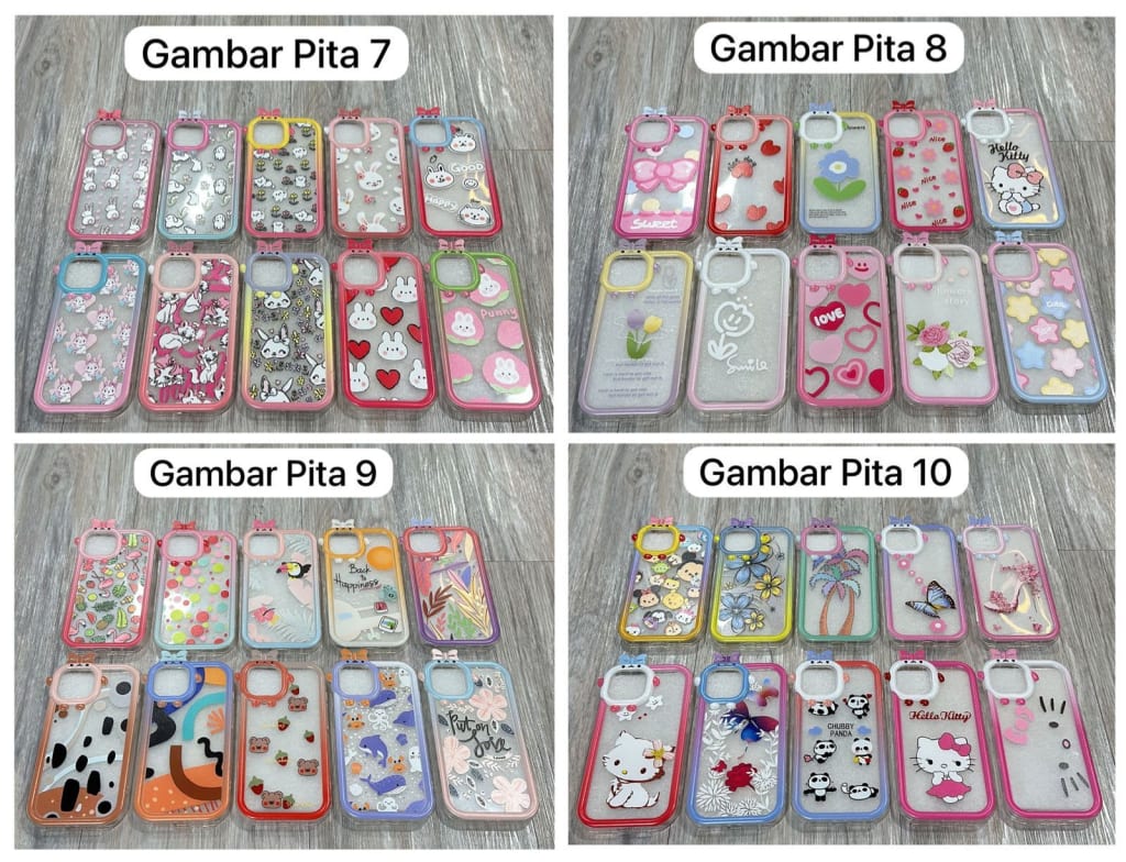 SOFTCASE CLEAR CARTOON CUTE PITA di qeong.com