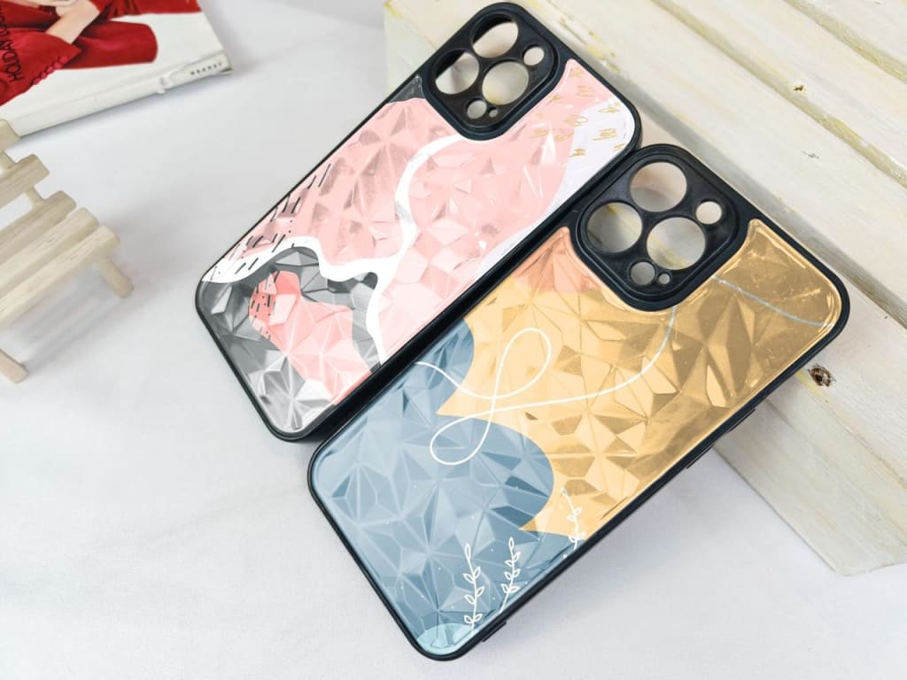 SOFTCASE 3D DIAMOND ASSORTED PASTEL di qeong.com