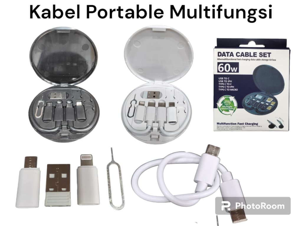 KABEL DATA PORTABLE MULTIFUNGSI di qeong.com