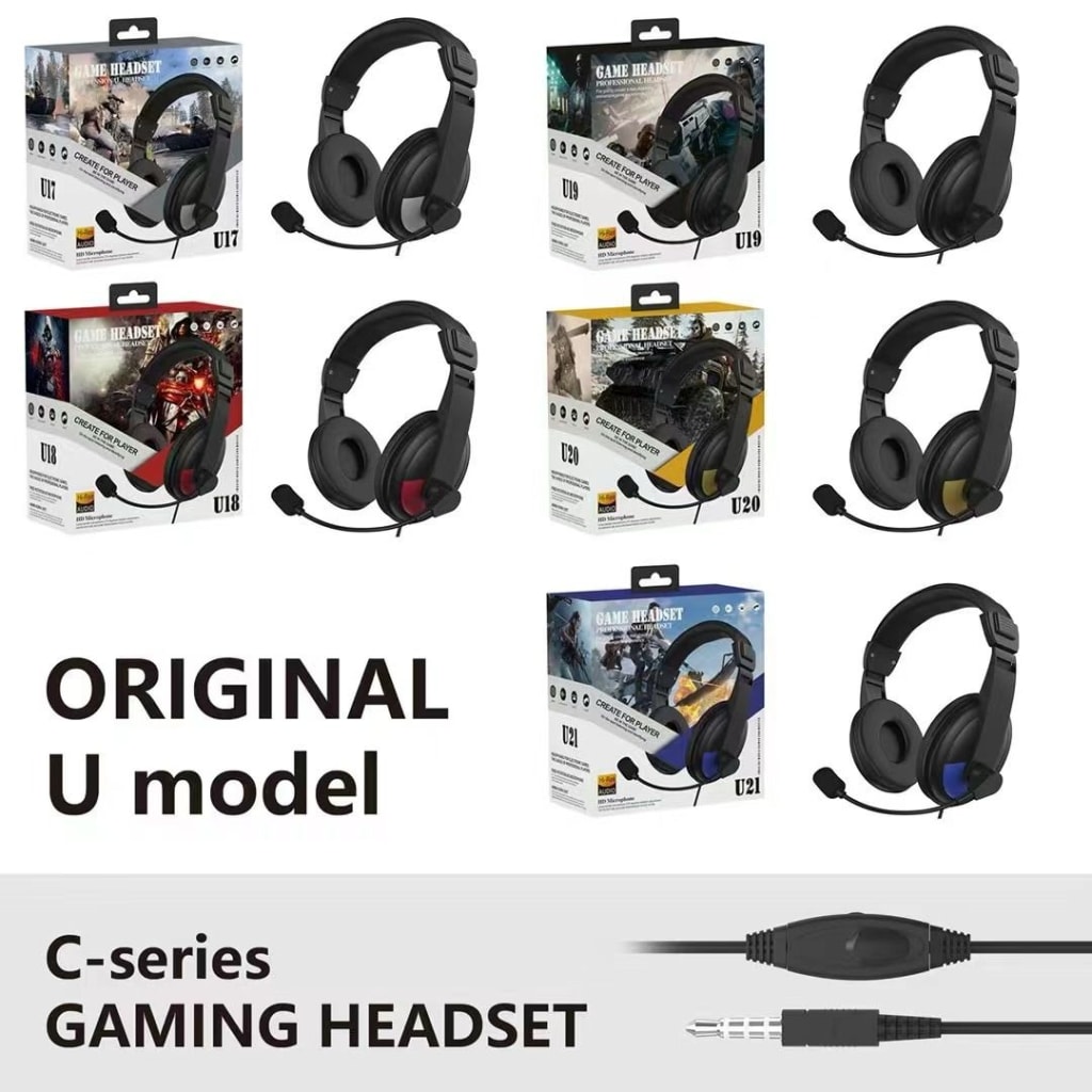 HEADSET GAMING C SERIES U17-U21 di qeong.com