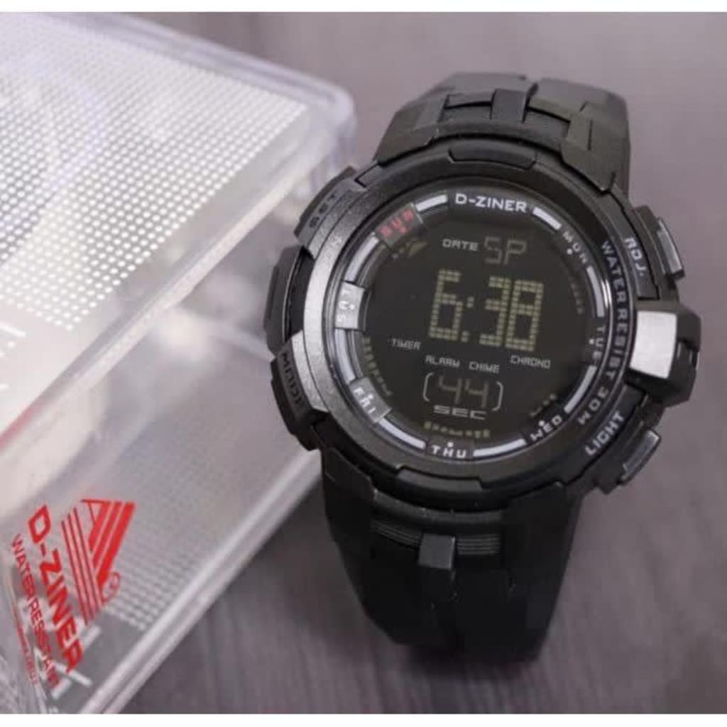 JAM TANGAN PRIA DZINER 8155 DIGITAL di qeong.com