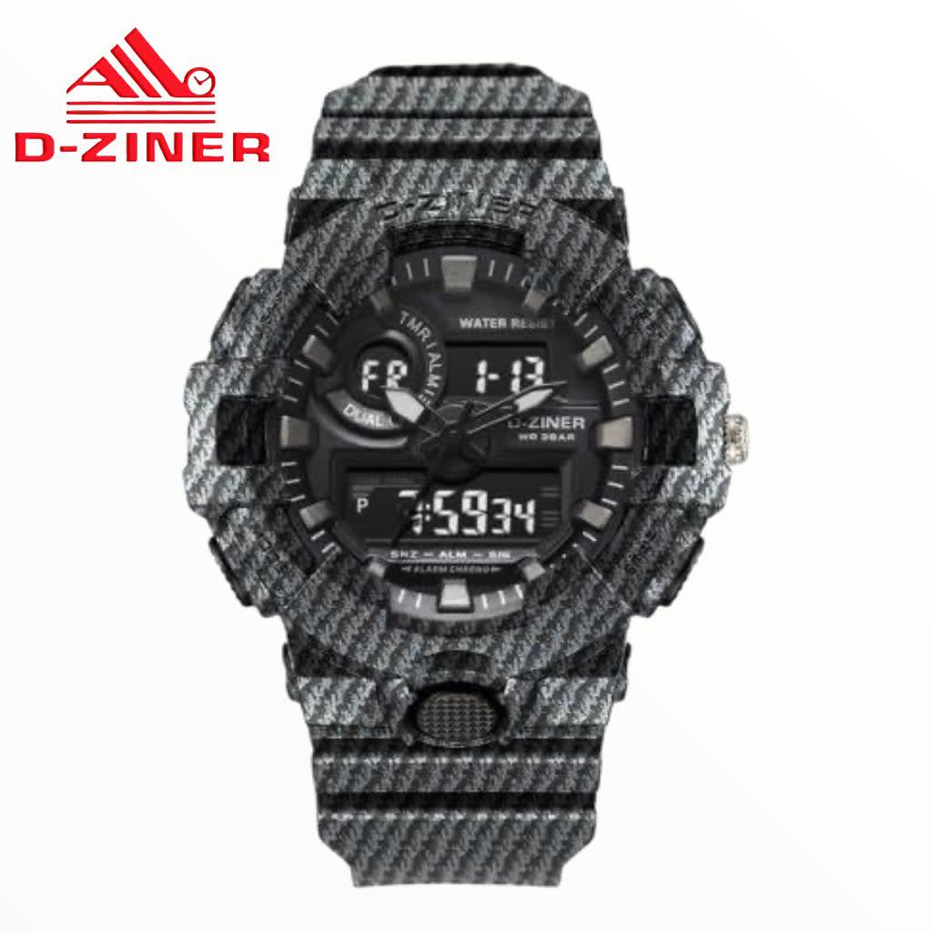 JAM TANGAN PRIA DZINER 8018 LEVIS ORIGINAL DOUBLE TIME WATER RESISTANT 3OM di qeong.com