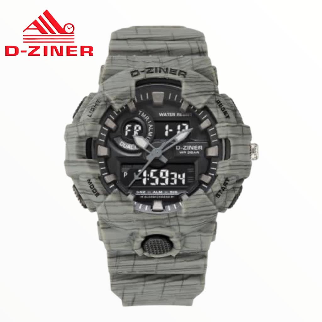 JAM TANGAN PRIA DZINER 8018 LEVIS ORIGINAL DOUBLE TIME WATER RESISTANT 3OM di qeong.com