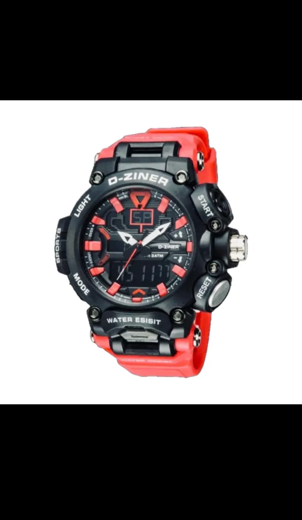 JAM TANGAN PRIA DZINER 8298 DOUBLE TIME WATER RESISTANT 30M di qeong.com