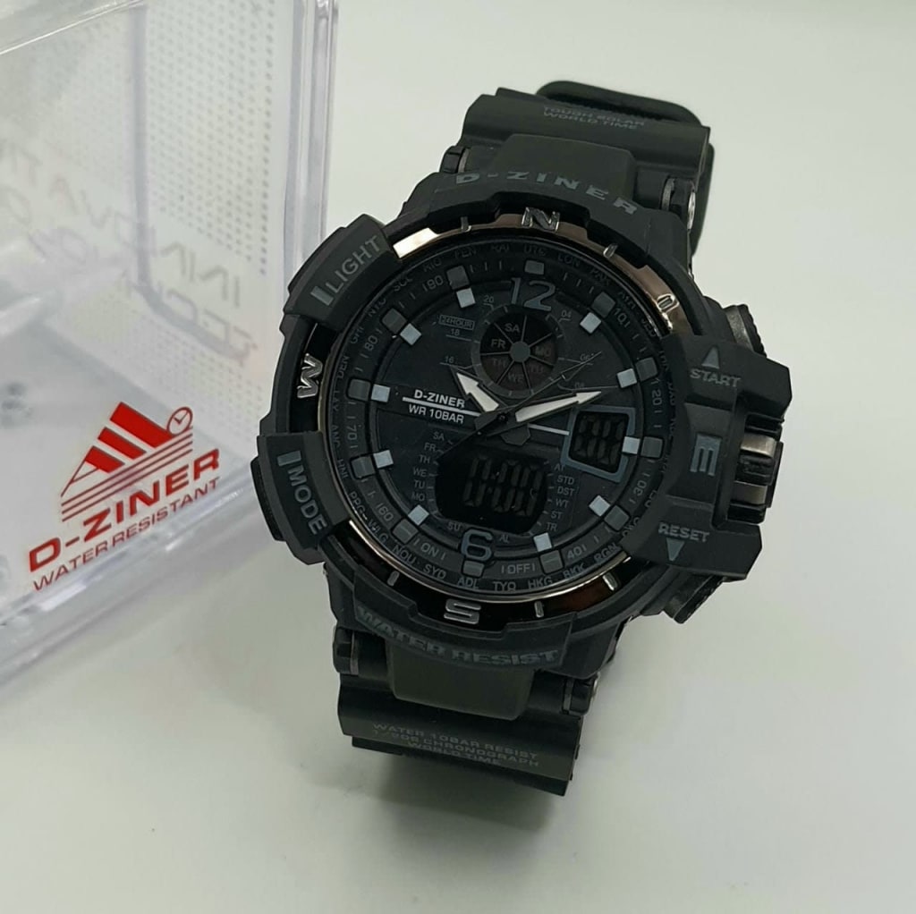 JAM TANGAN PRIA DZINER 8068 SPORTY di qeong.com