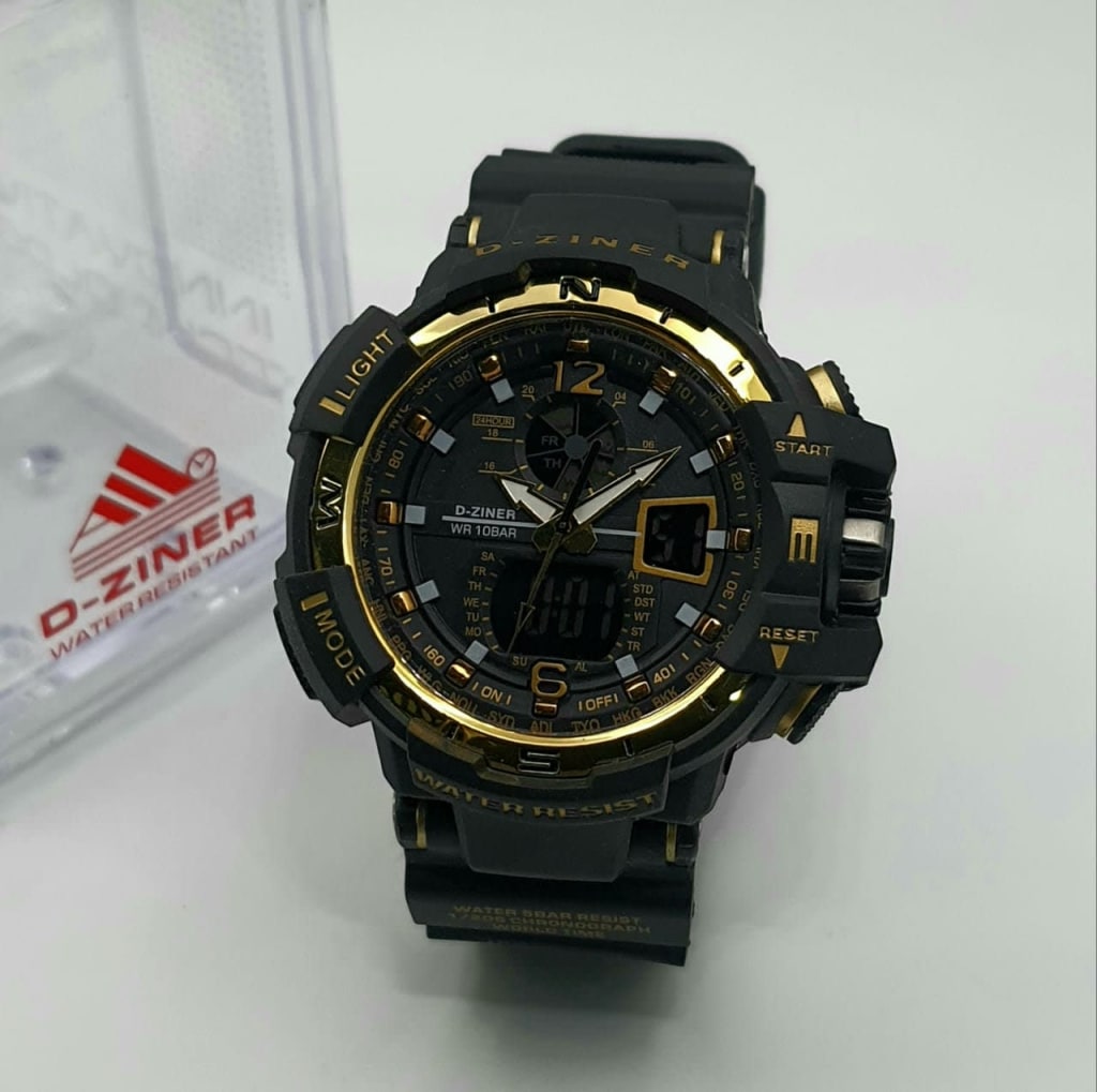 JAM TANGAN PRIA DZINER 8068 SPORTY di qeong.com