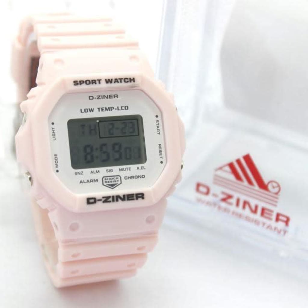 JAM TANGAN PRIA WANITA DZINER 8200 DIGITAL WATER RESISTANT 30M di qeong.com