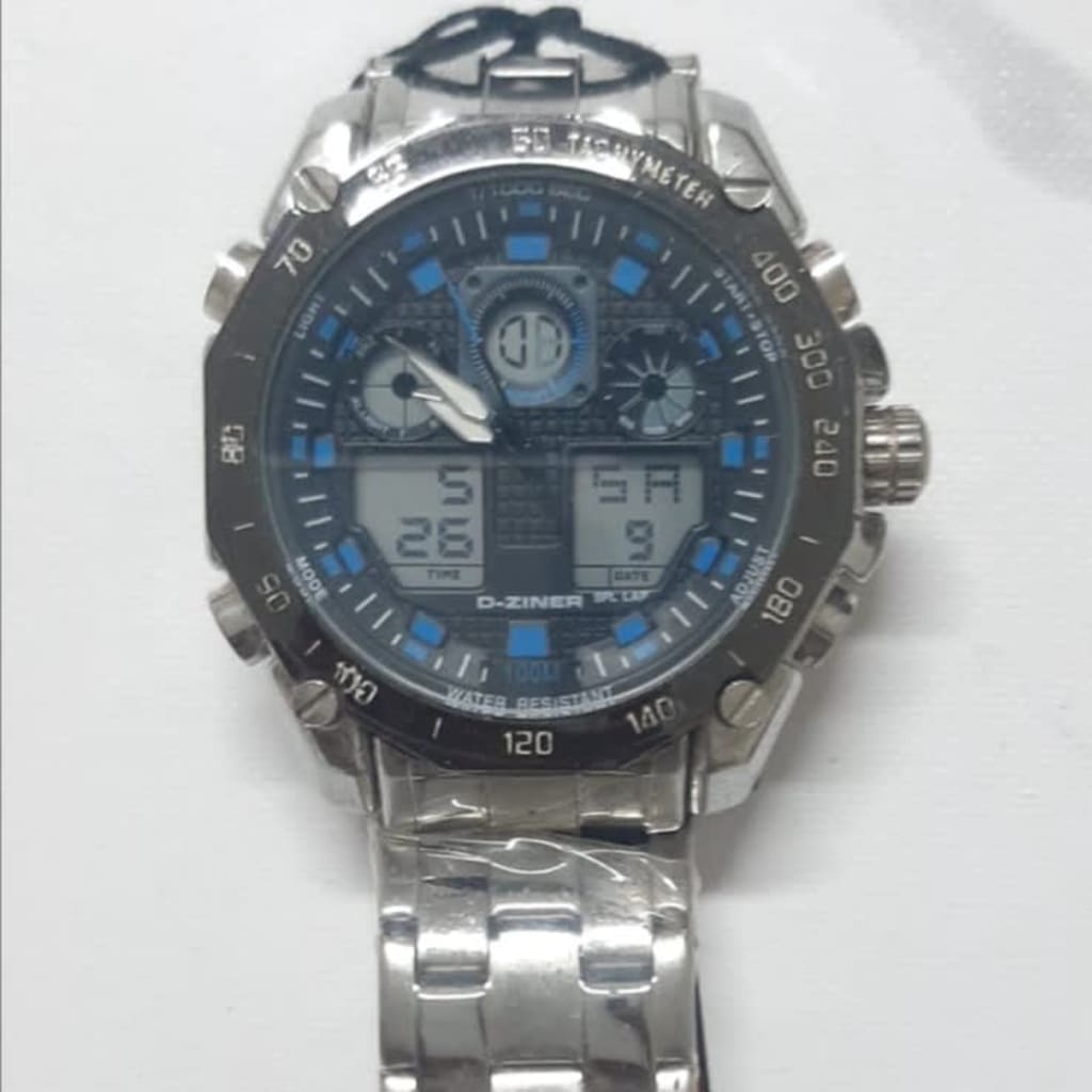 JAM TANGAN PRIA DZINER 2599 RANTAI di qeong.com