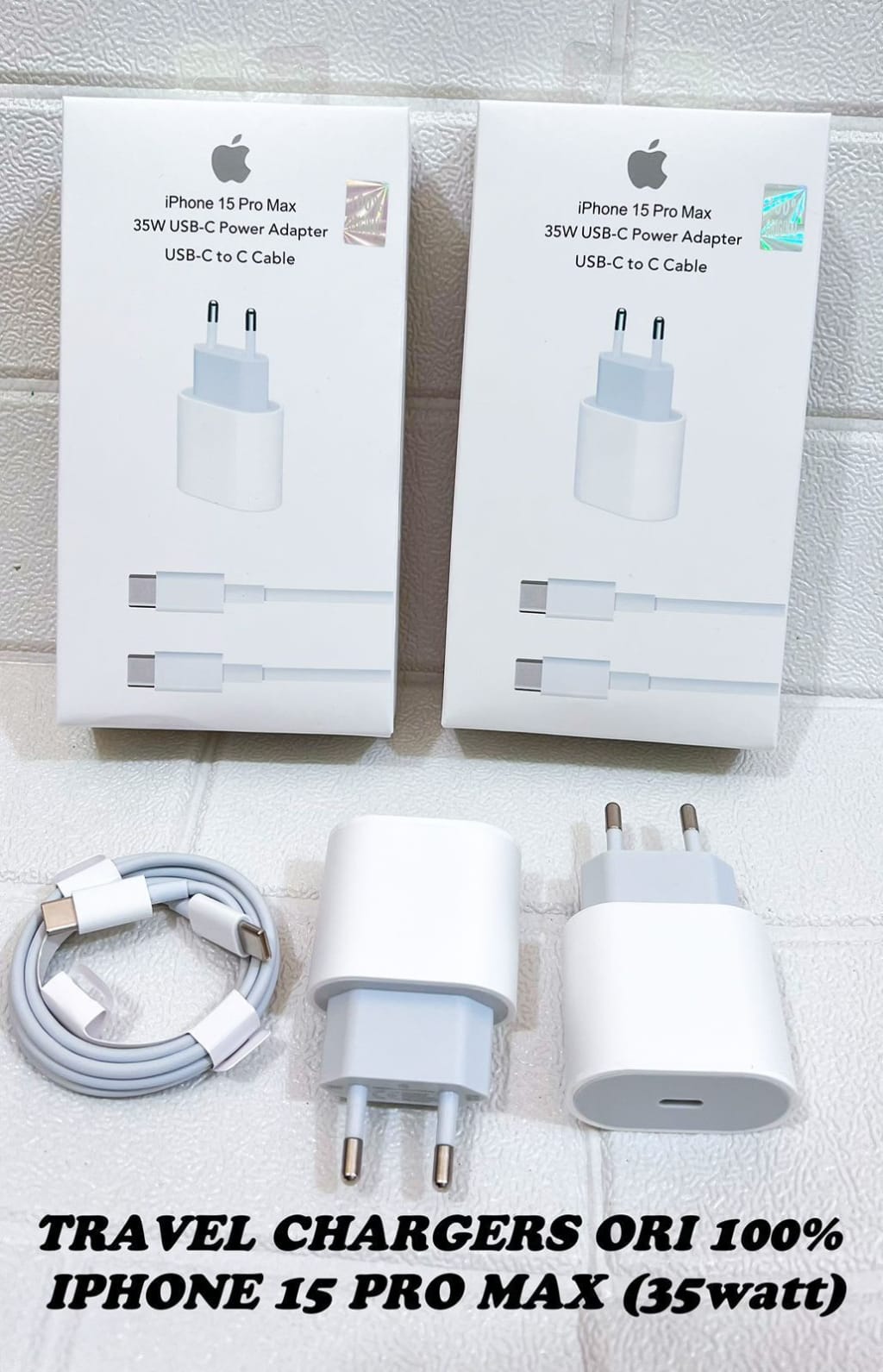 CHARGER ORI IPHONE 15 PROMAX 35W di qeong.com