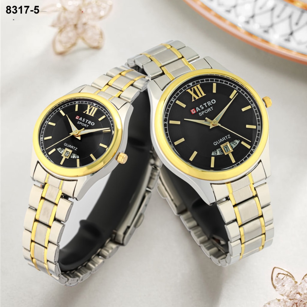 JAM TANGAN GASTRO RANTAI TANGGAL COUPLE 8317 5 di qeong.com