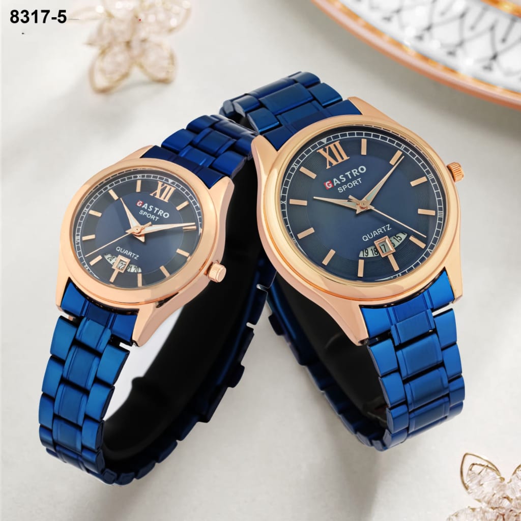 JAM TANGAN GASTRO RANTAI TANGGAL COUPLE 8317 5 di qeong.com