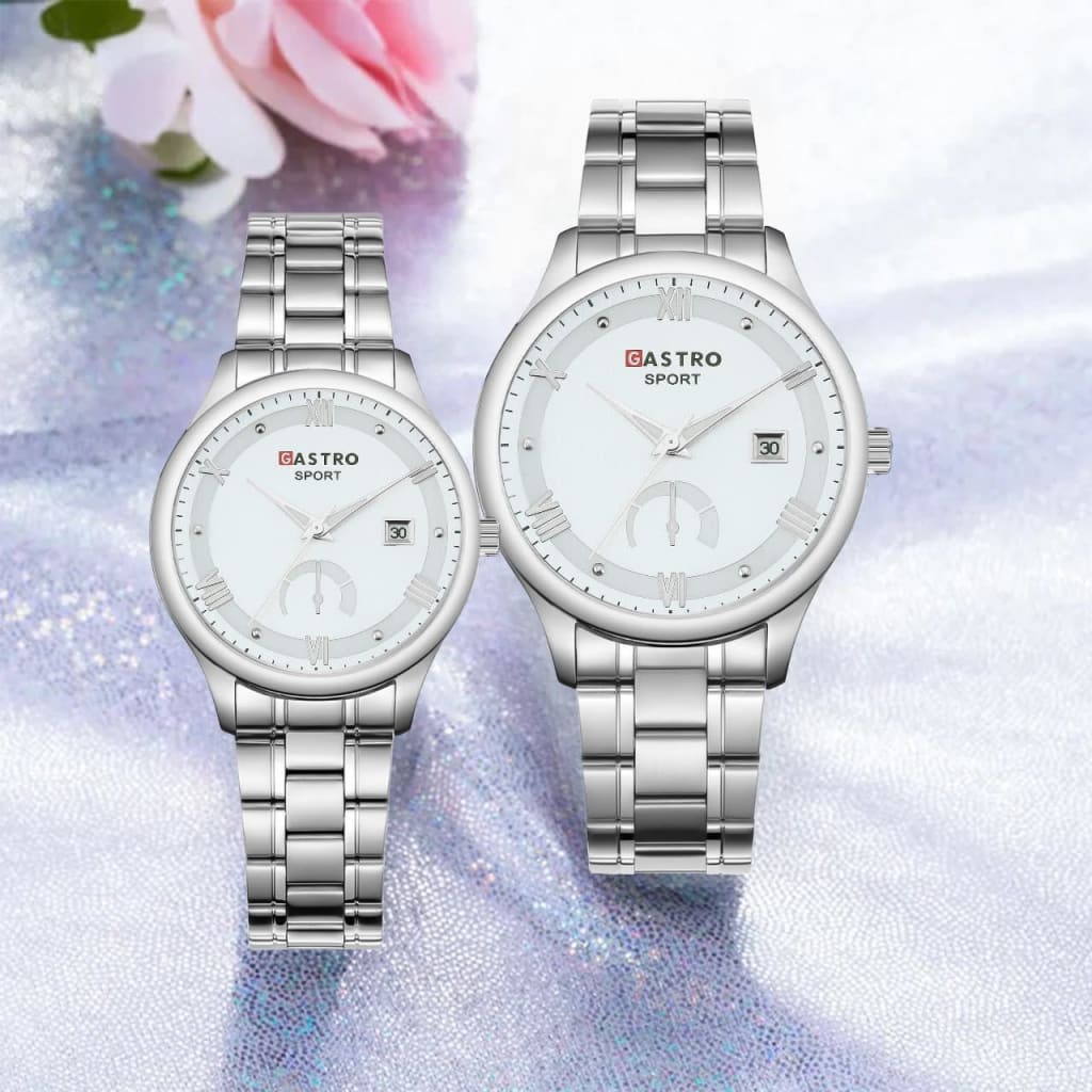 JAM TANGAN GASTRO RANTAI TANGGAL COUPLE 8317 3 di qeong.com