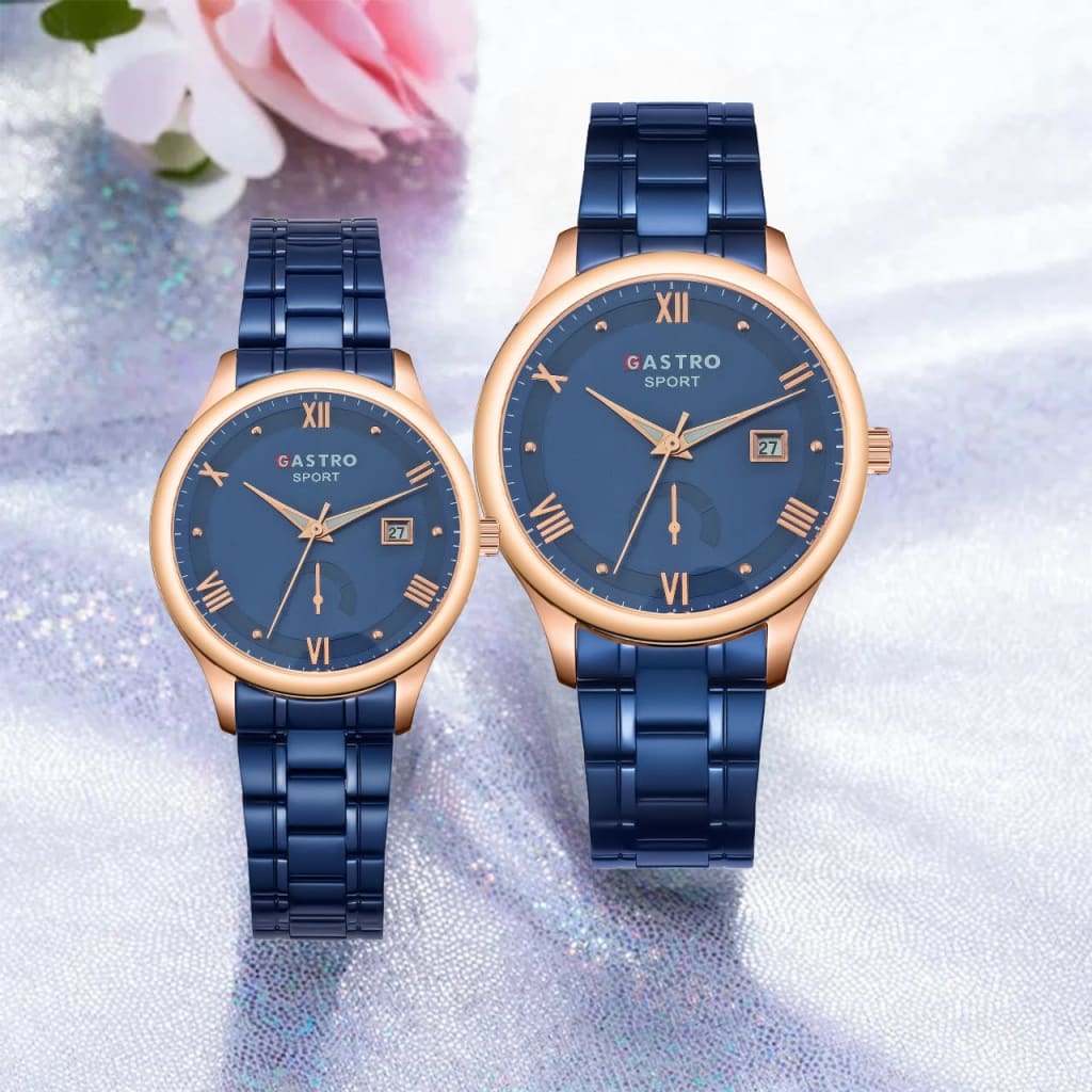 JAM TANGAN GASTRO RANTAI TANGGAL COUPLE 8317 3 di qeong.com