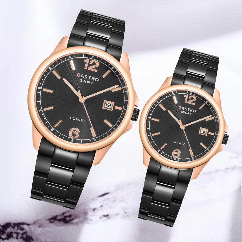 JAM TANGAN GASTRO RANTAI TANGGAL COUPLE 8319 5 di qeong.com