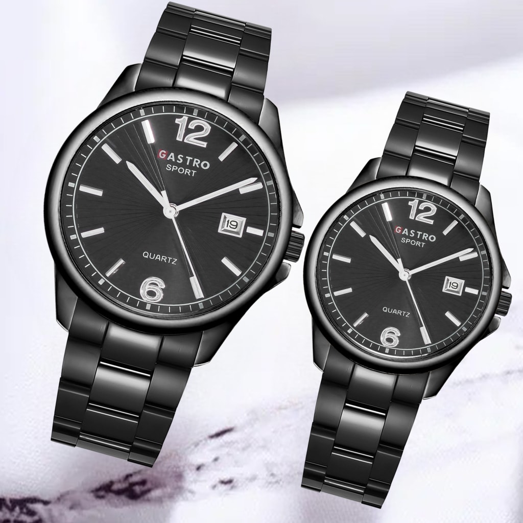 JAM TANGAN GASTRO RANTAI TANGGAL COUPLE 8319 5 di qeong.com