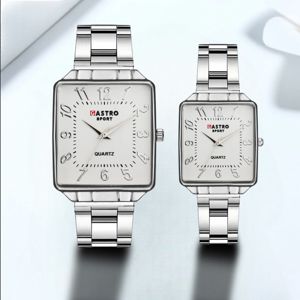 JAM TANGAN GASTRO RANTAI COUPLE 11619 4 di qeong.com