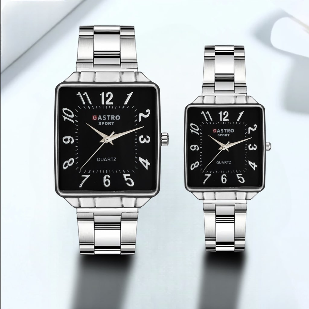 JAM TANGAN GASTRO RANTAI COUPLE 11619 4 di qeong.com