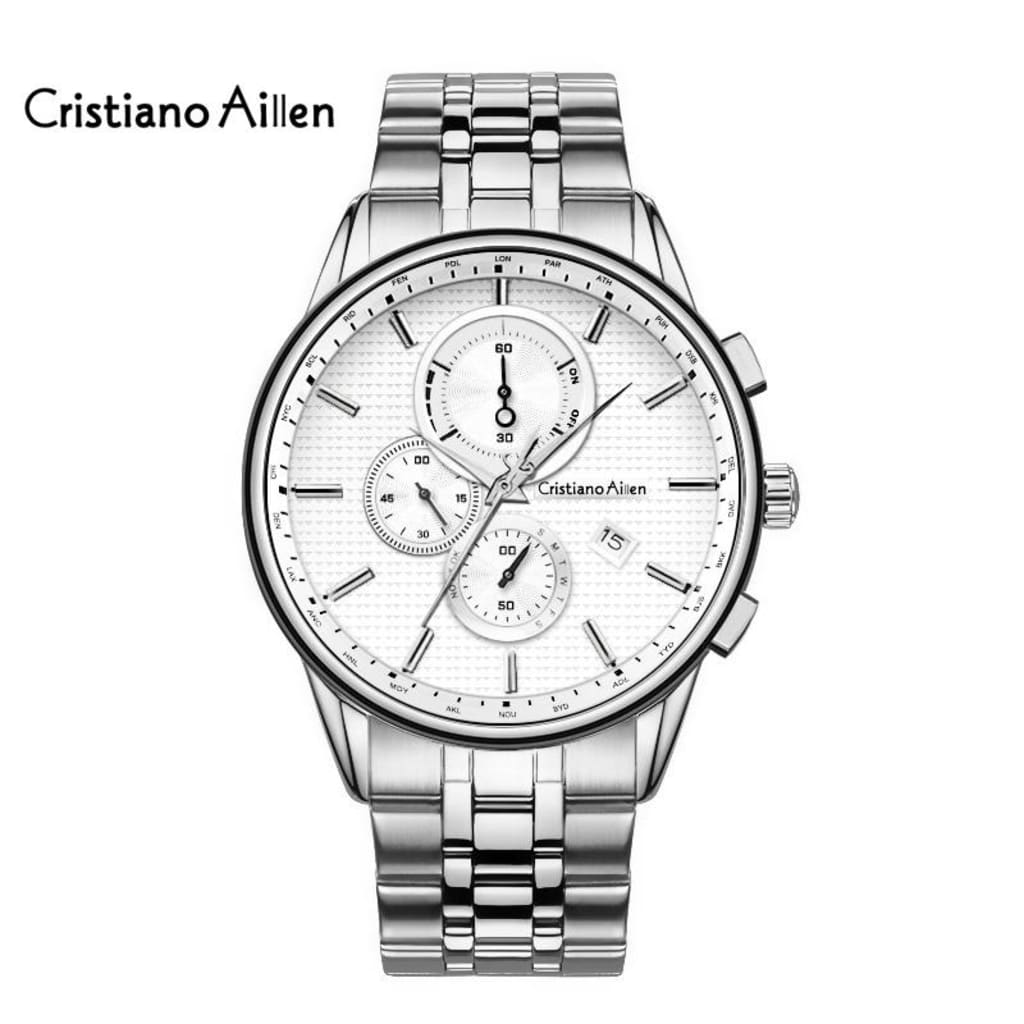 Jam Tangan Pria Cristiano Aillen CA 0848G Chrono Off di qeong.com