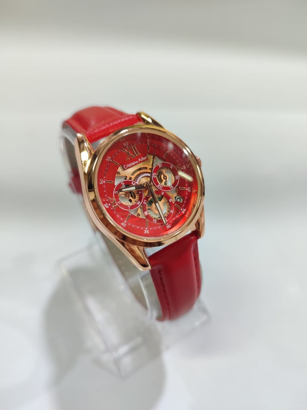 JAM TANGAN WANITA CRISTIANO AILLEN 8716 KULIT di qeong.com