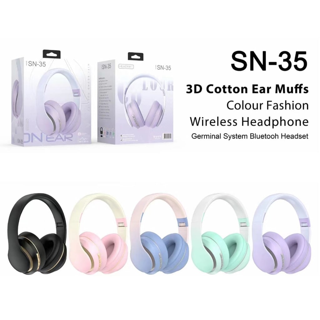 HEADPHONE BANDO ON EAR COLOR SN-35 di qeong.com