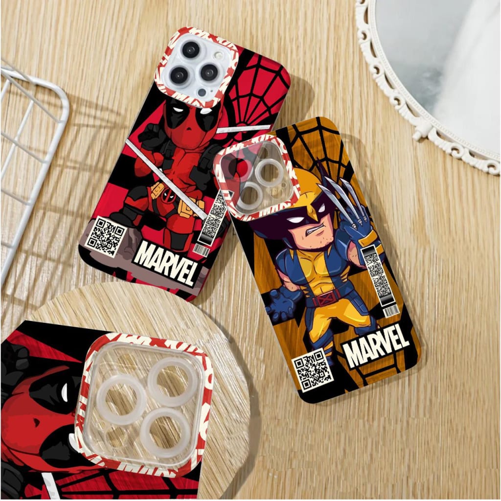 SOFTCASE PREMIUM CLEAR PROTECT CAMERA WAR MARVEL di qeong.com