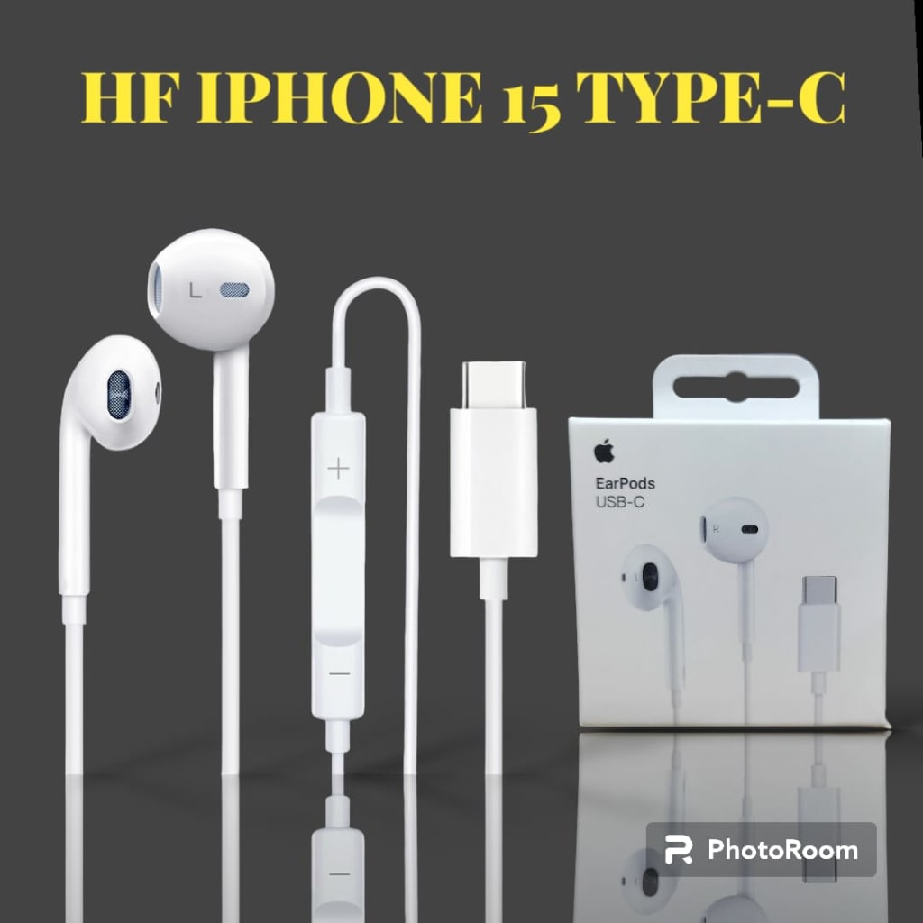 HANDSFREE IPHONE 15 TYPE-C di qeong.com