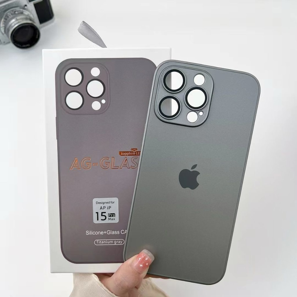 CASE MATTE GLASS NATURAL TITANIUM ORI DUS di qeong.com