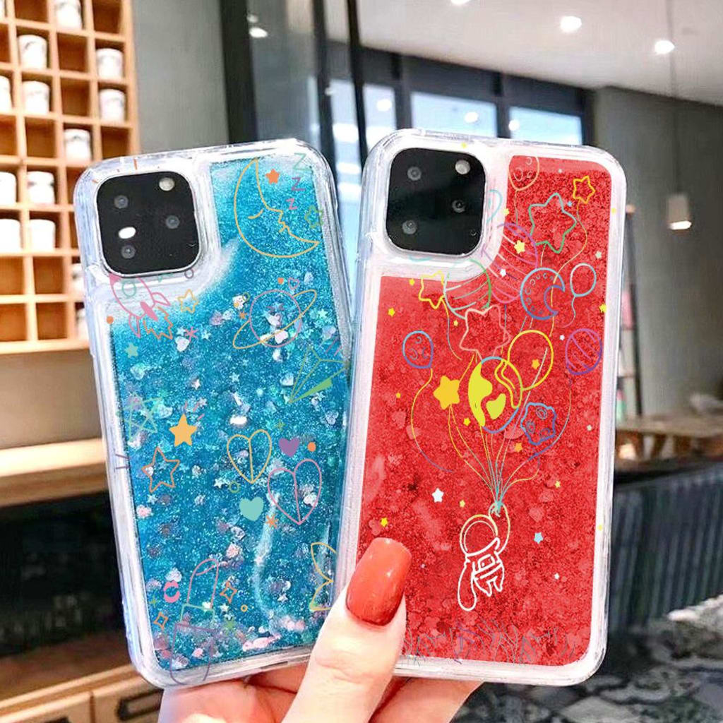 SOFTCASE WATER GLITTER FLAMBE di qeong.com