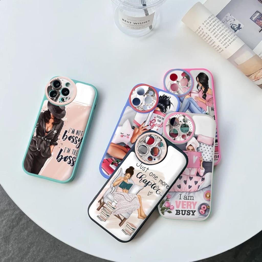 TPU BUBBLE CASE CHILL TIME GIRLL di qeong.com