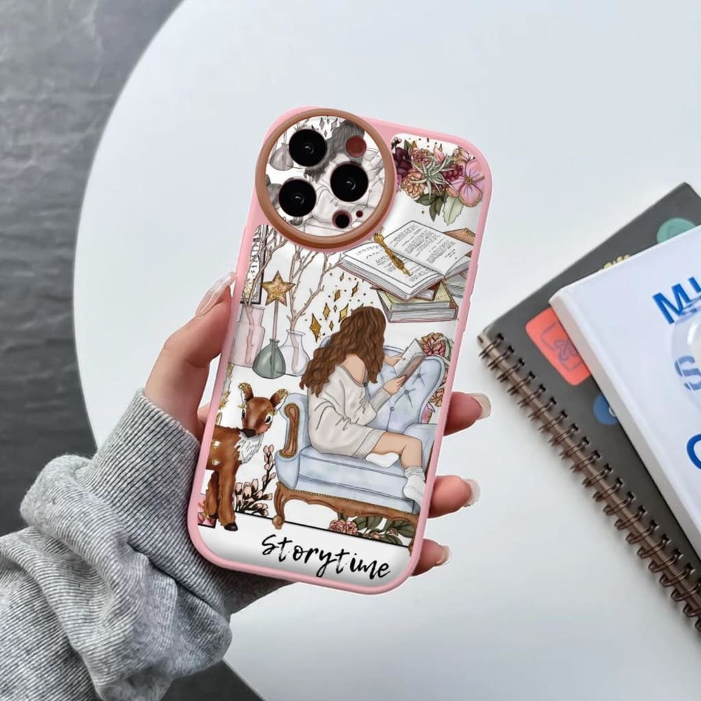 TPU BUBBLE CASE CHILL TIME GIRLL di qeong.com