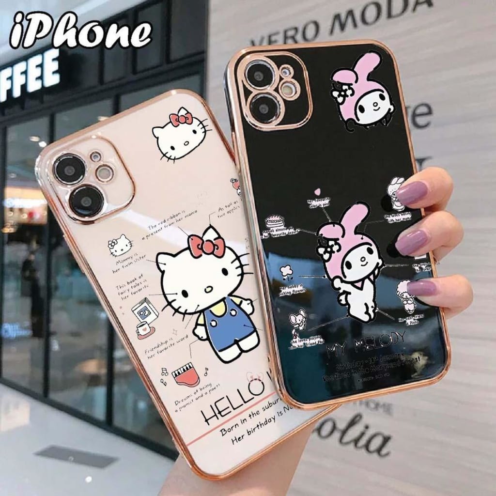 SOFTCASE PREMIUM CHROME LIST GOLD MEET MY FRIENDS di qeong.com