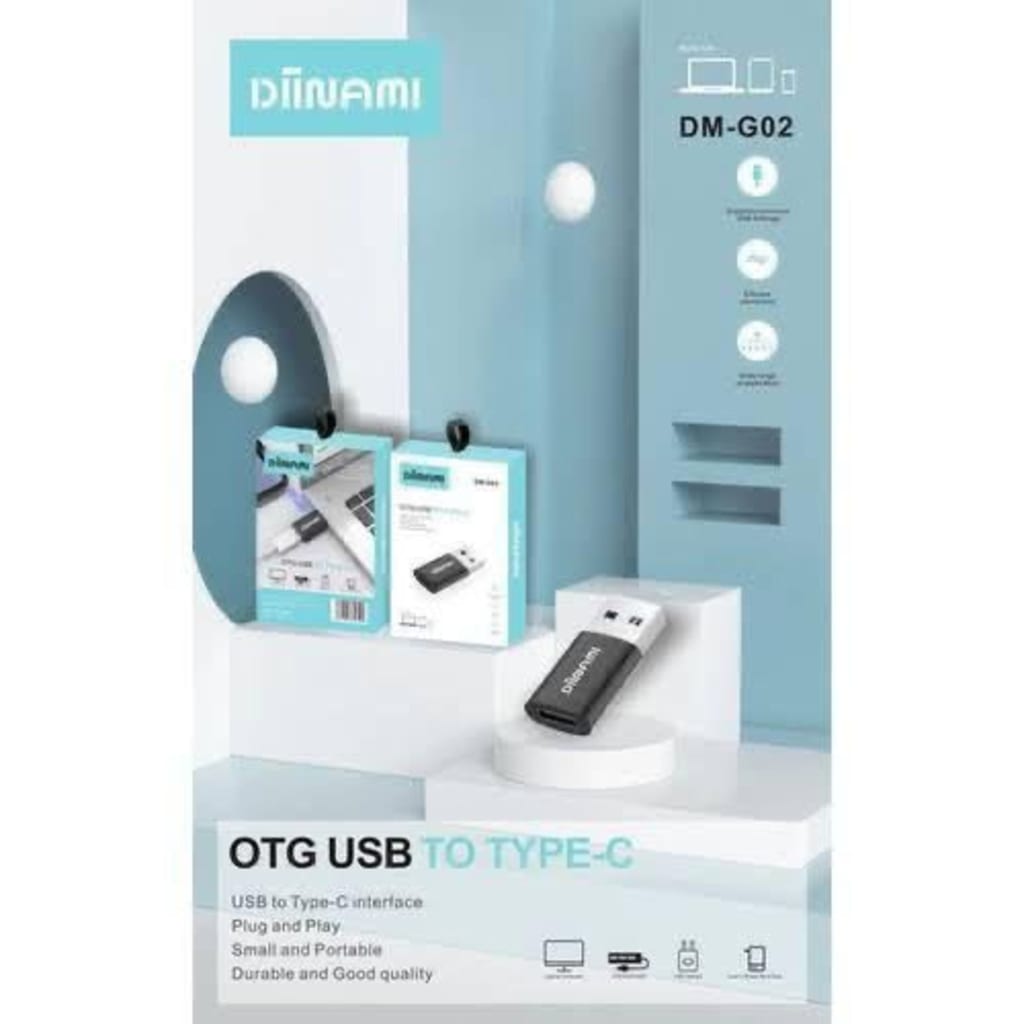 SAMBUNGAN DIINAMI  DM-G02 TYPE C TO USB di qeong.com