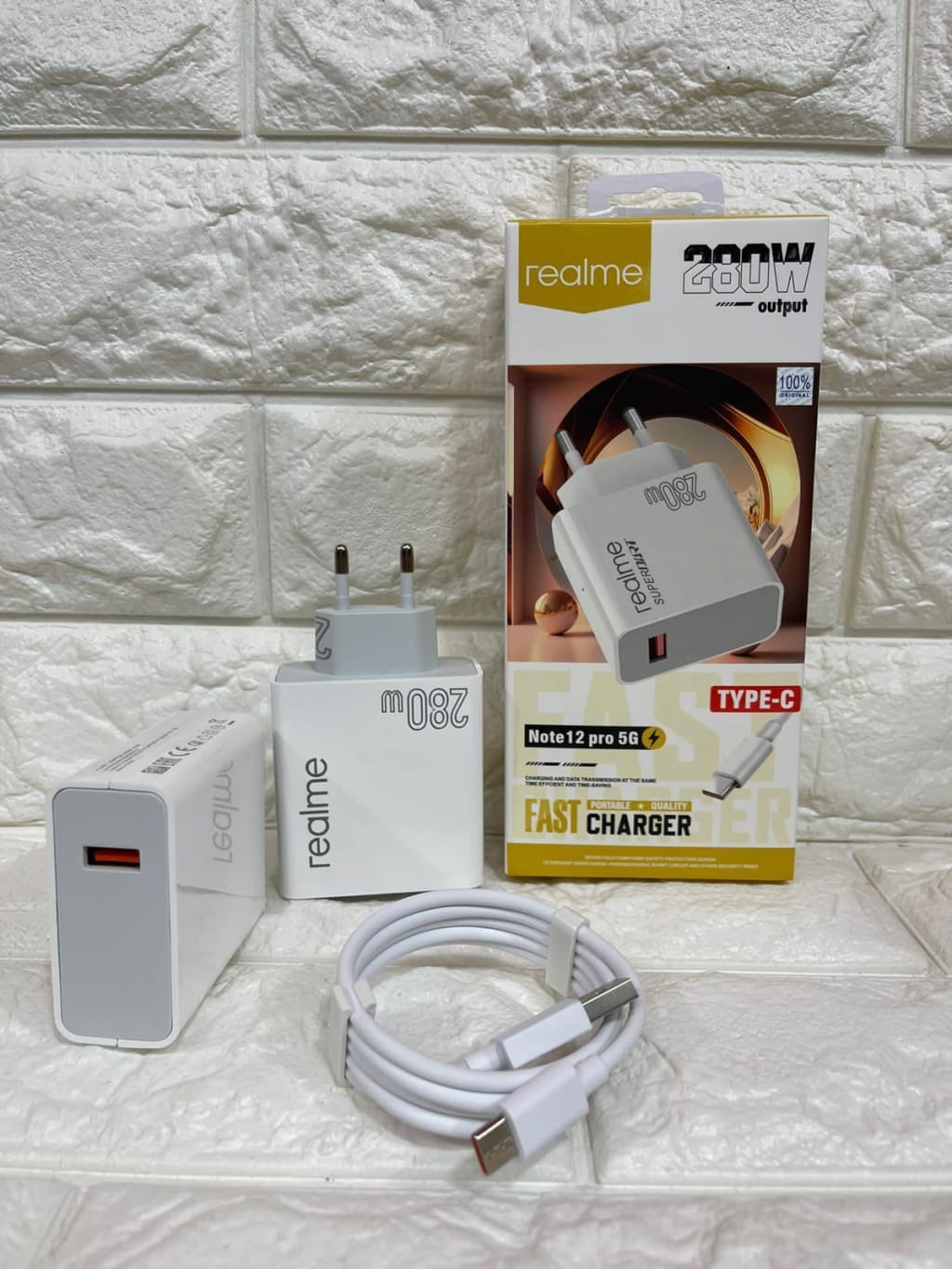 CHARGER REALME NOTE 12 PRO 280W di qeong.com