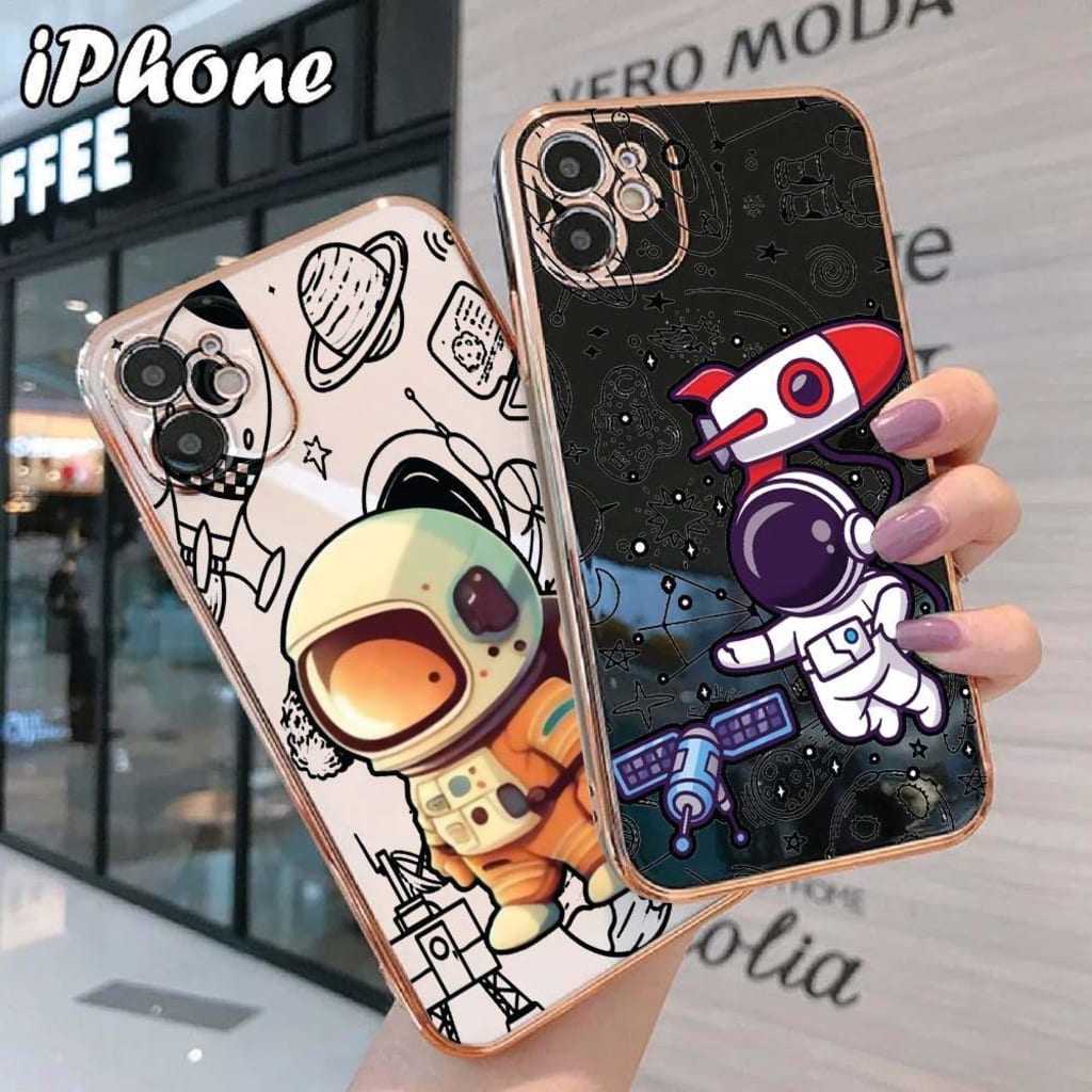 SOFTCASE PREMIUM CHROME LIST GOLD OUTHER ME SPACE di qeong.com