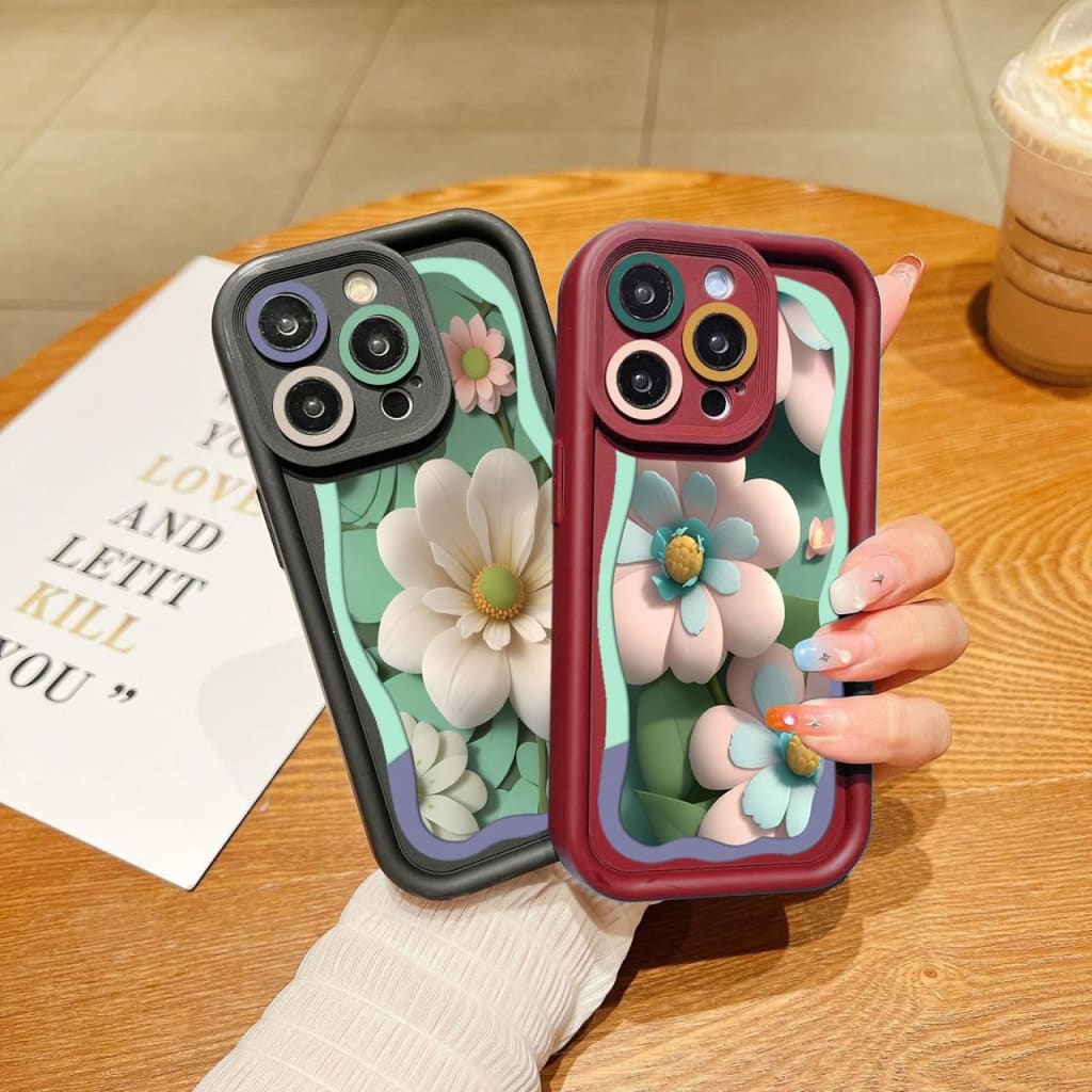 SOFTCASE LUXURY SAKURA BUTTERFLY FLOWER di qeong.com