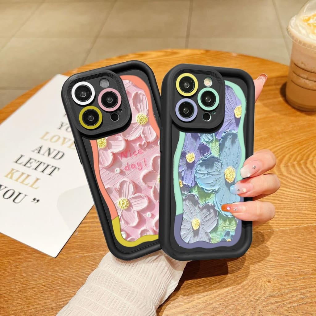 SOFTCASE LUXURY SAKURA BUTTERFLY FLOWER di qeong.com